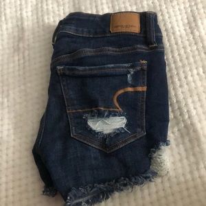 American Eagle distressed shorts